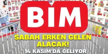 Sabah Erken Gelen Alacak! 14 Kasım’da Bim’e Geliyor